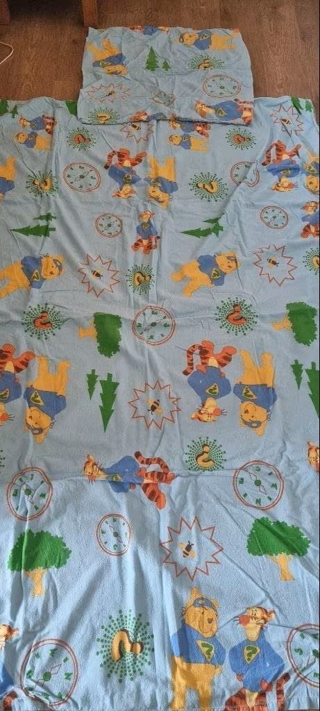 flanellen dekbedovertrek Winnie the Pooh, Garçon ou Fille, Enlèvement ou Envoi, Housse de couette, Lit simple