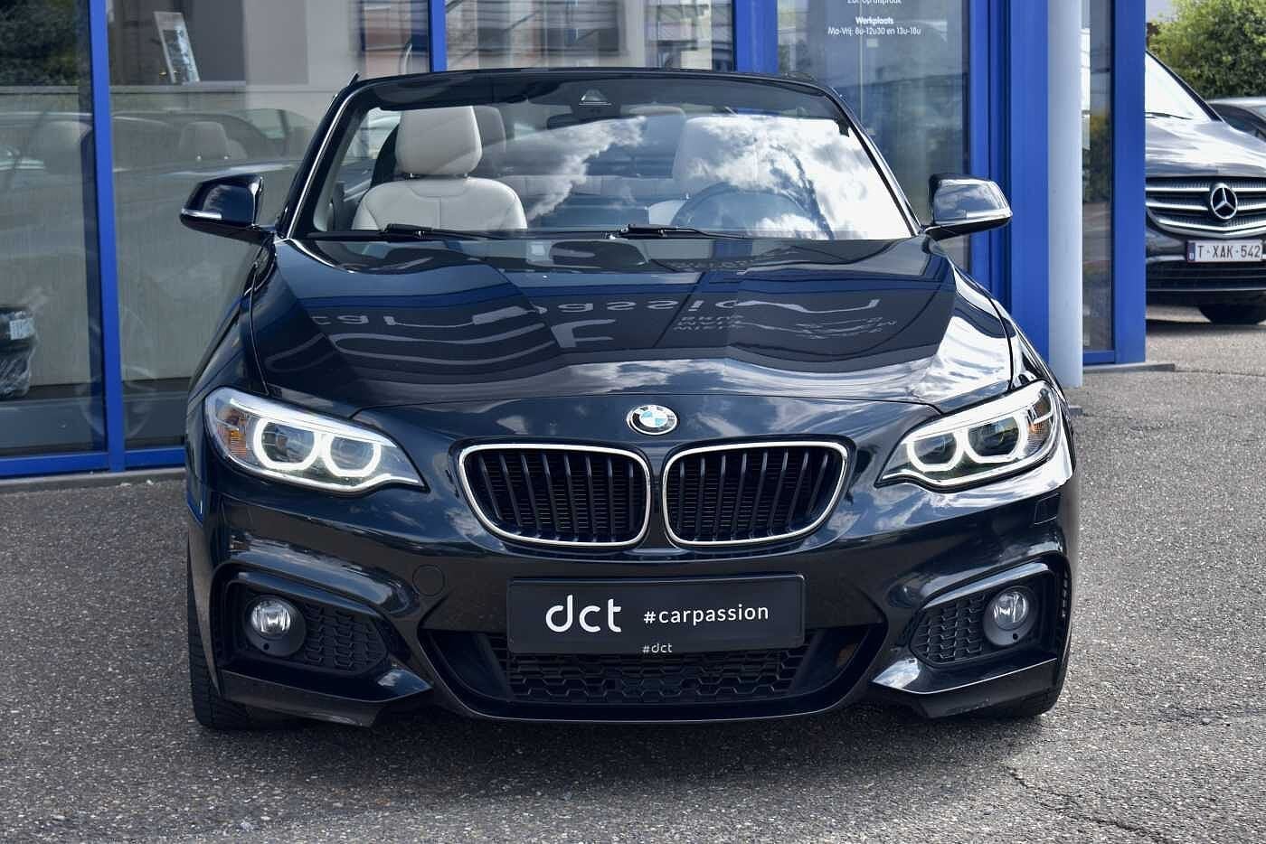 BMW 2 Serie 220 Cabrio iAS M Sport Navi Pro Leather, Auto's, BMW, Automaat, Lichtsensor, Gebruikt, 4 cilinders