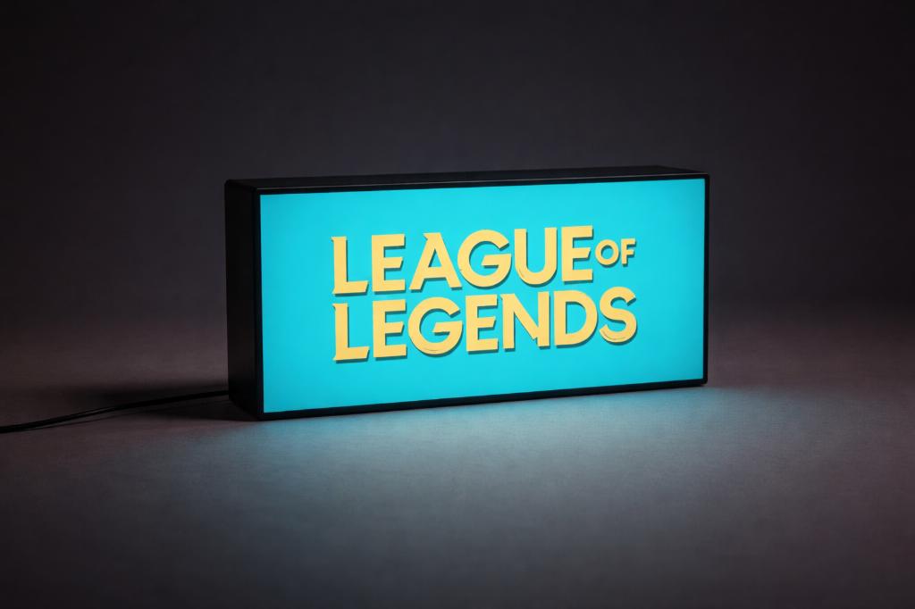 League of Legends LED lamp, Huis en Inrichting, Lampen | Losse lampen, Nieuw, Led-lamp, Minder dan 30 watt, Ophalen of Verzenden
