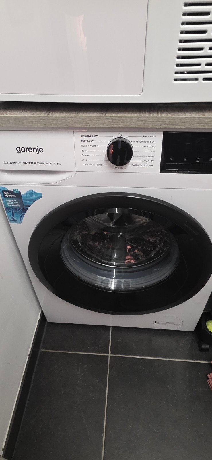 Gorenje wasmachine WNHEI84APS/DE, Elektronische apparatuur, Ophalen, Gebruikt, Energieklasse A of zuiniger, Voorlader