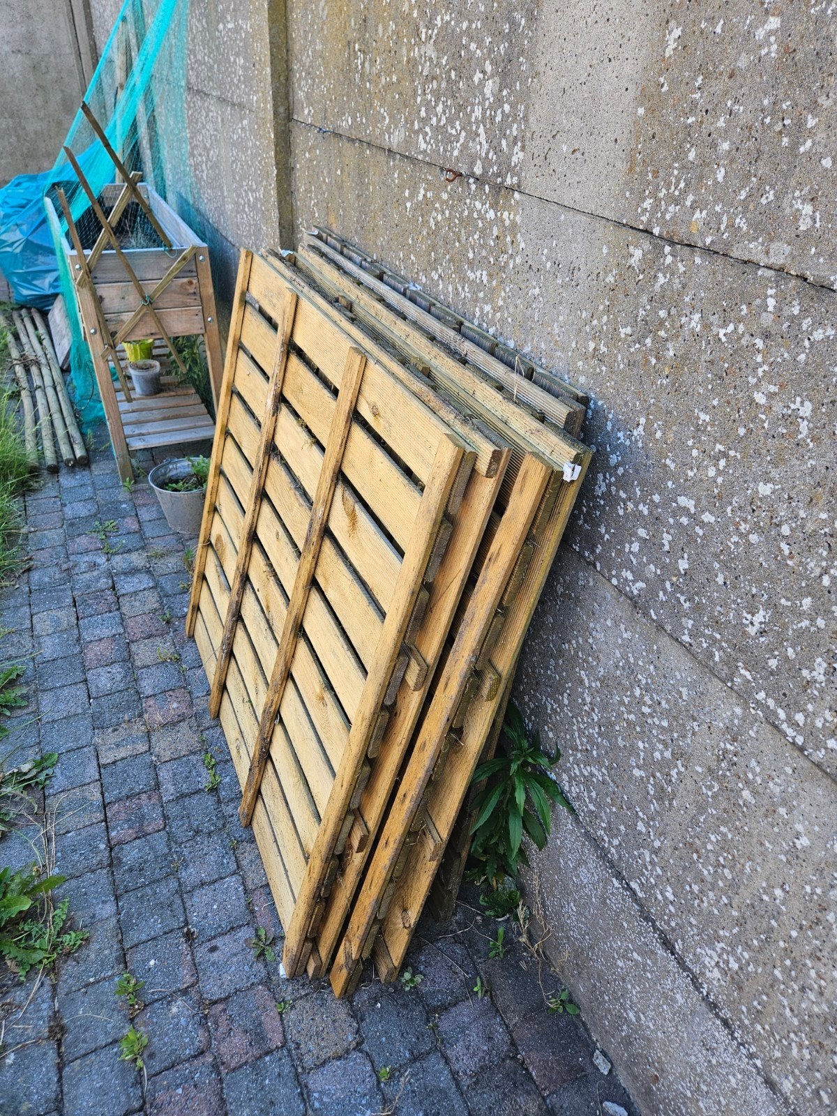 6 paletten 1x1m te koop - Zwijnaarde - Zelf af te halen, Enlèvement