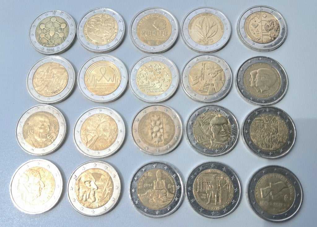 Lot de 20 pièces de 2 euro commémoratives, Enlèvement ou Envoi, Autres pays, 2 euros, Monnaie en vrac