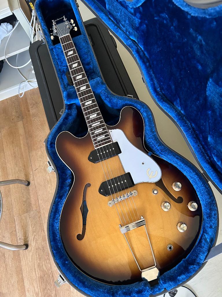 Epiphone Casino USA, Musique & Instruments, Enlèvement, Comme neuf, Hollow body, Epiphone