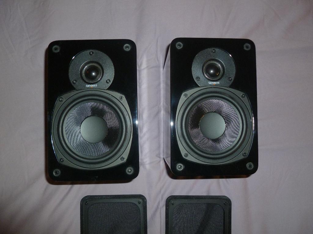 Paire d’enceintes Hi-Fi Tangent EVO E5 Excellent son, Autres marques, Comme neuf, Enlèvement, Haut-parleurs Frontaux, Arrière ou Stéréo