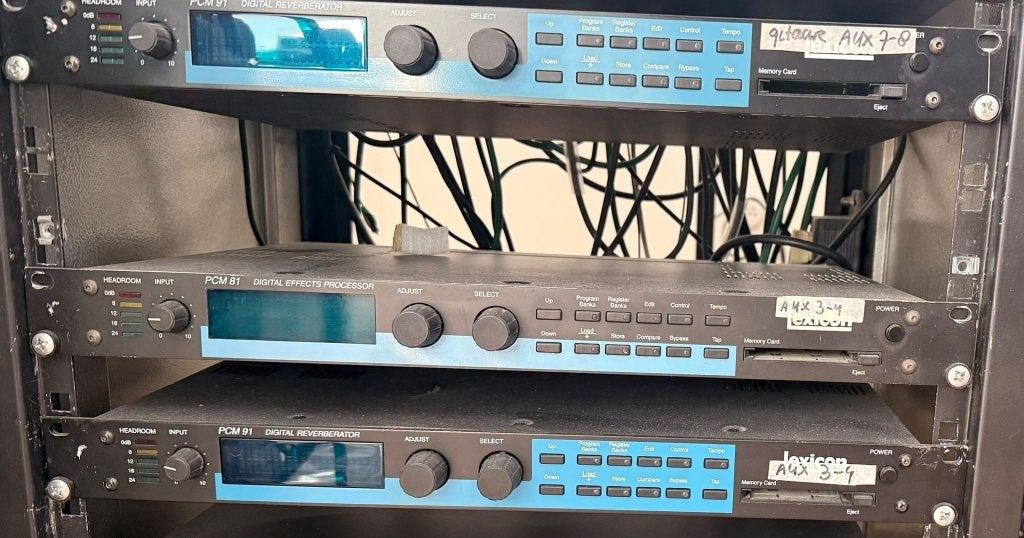 2x Lexicon PCM 91 Digital Reverb Processor, Audio, Tv en Foto, Ophalen, Gebruikt, Audio