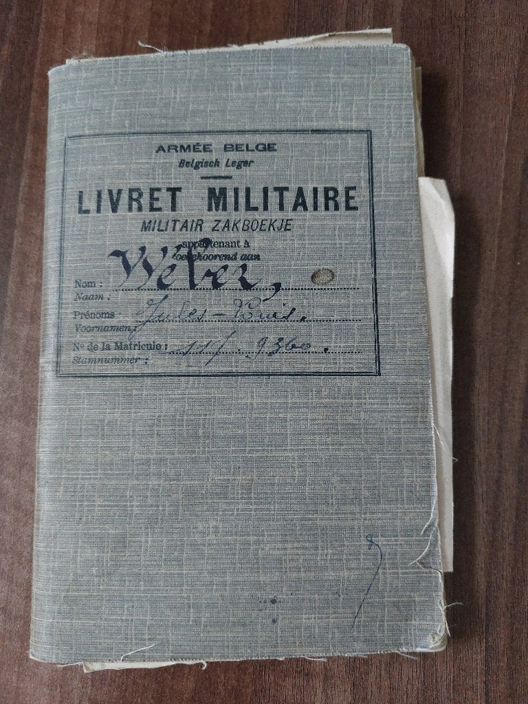 Militair bankboekje van het Belgische leger 1922, Verzamelen, Ophalen of Verzenden, Landmacht, Boek of Tijdschrift