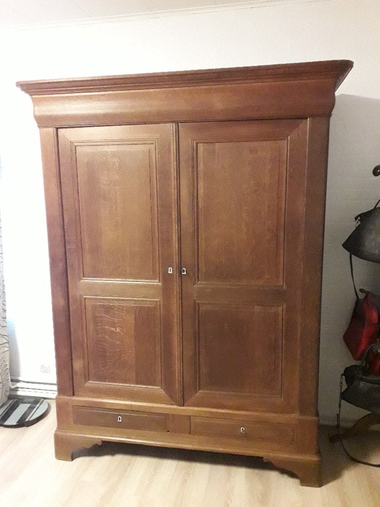 Ancienne garde robe LOUIS PHILIPPE Chene massif IMPECCABLE, Maison & Meubles, Avec tiroir(s), Louis philippe, Enlèvement ou Envoi