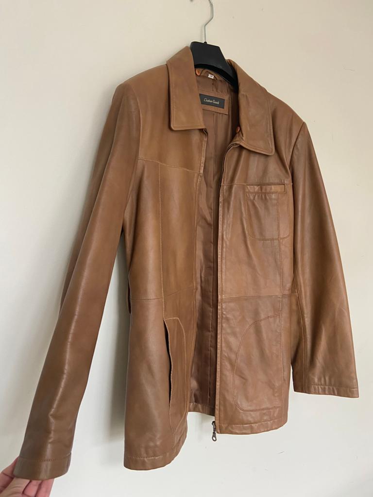 Lederen jasje Leather Sound, Kleding | Dames, Jasjes, Kostuums en Pakken, Zo goed als nieuw, Jasje, Maat 36 (S), Ophalen of Verzenden