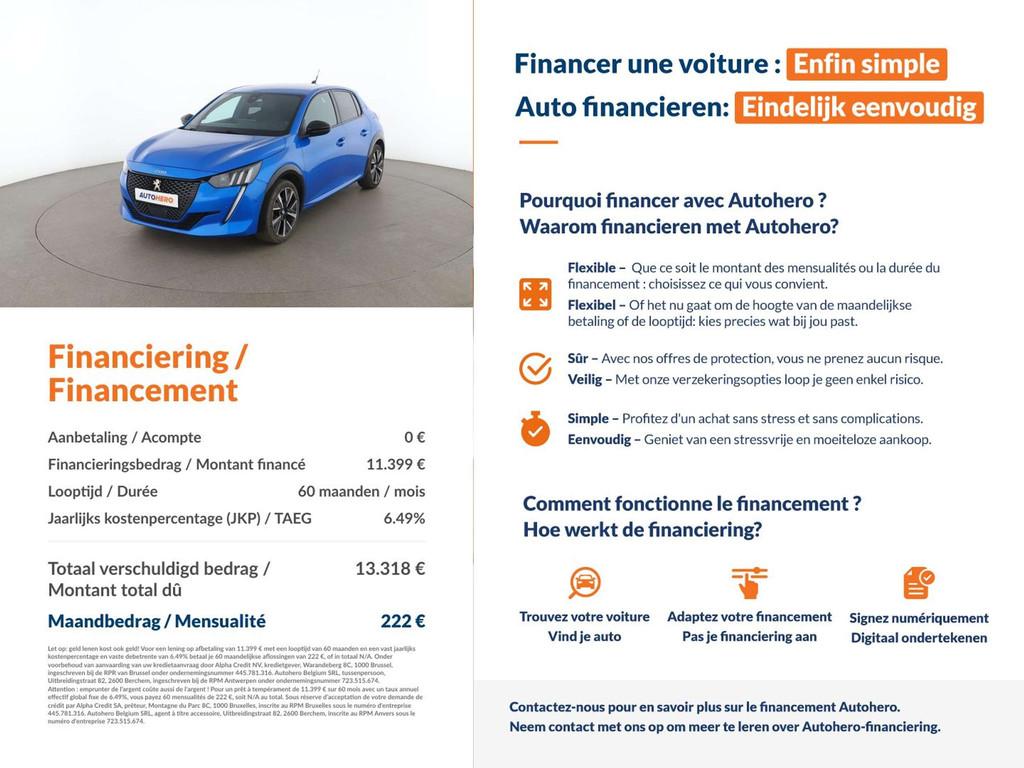 Peugeot 208 1.2 PureTech Allure, Autos, Détection des panneaux routiers, Achat, Euro 6, 1165 kg