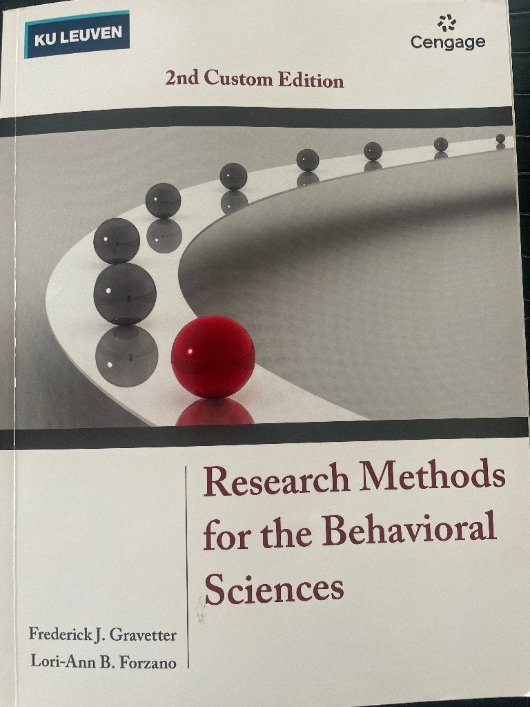 Research methods for the behavioral sciences, Livres, Enlèvement ou Envoi, Comme neuf, Autres sujets/thèmes, Cengage
