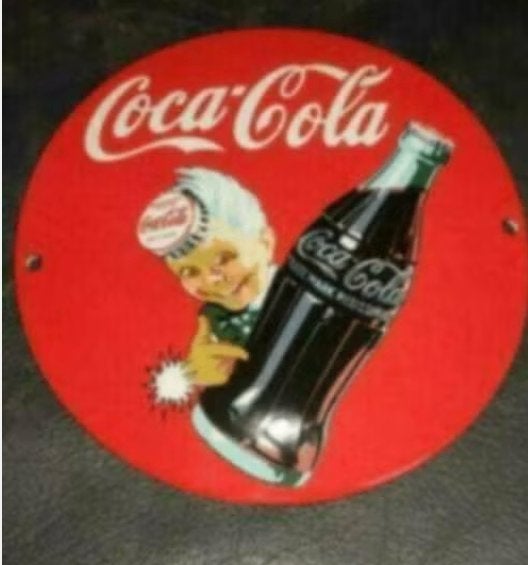 plaque emaille coca cola, Collections, Enlèvement ou Envoi