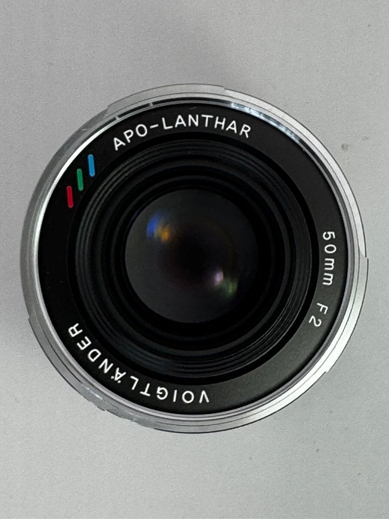 Voigtländer APO-Lanthar 50mm f/2 VM (M-mount), Monture Leica M, Enlèvement ou Envoi, Lentille standard, Bouchons d'objectif