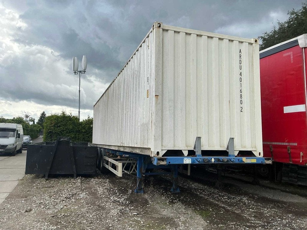 Renders ROC12.27CC Trailer met 40” container, Auto's, Bedrijf, Overige brandstoffen, Te koop, Aanhangers en Opleggers