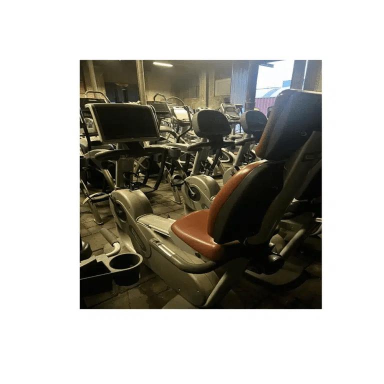 Technogym – Excite 700IP – Recumbent Bike, Enlèvement ou Envoi, Utilisé, Bras, Autres types