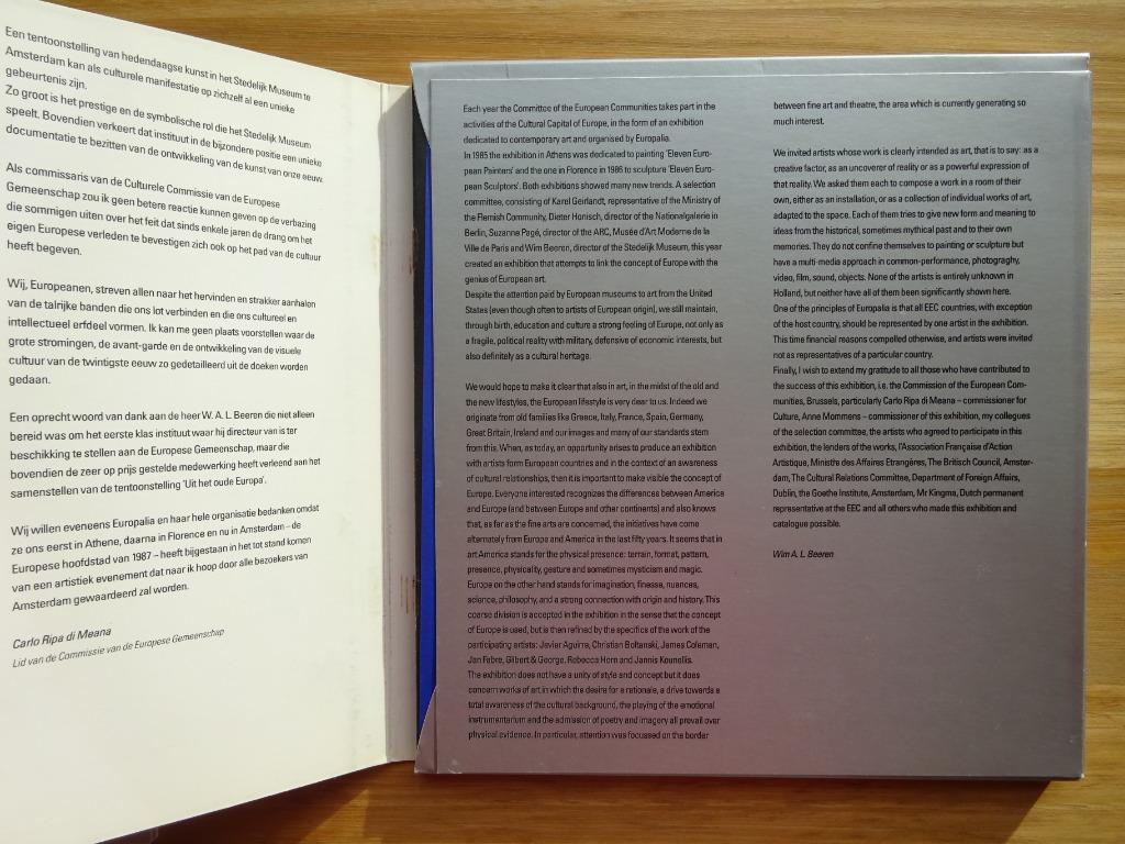 From the Europe of Old - signed by Jannis Kounellis - Stedel, Boeken, Ophalen of Verzenden, Gelezen, Schilder- en Tekenkunst