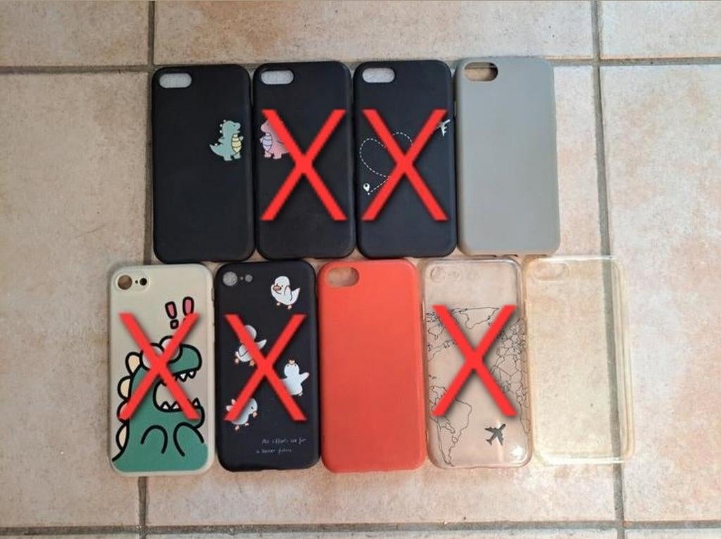 Hoesjes/cases voor iPhone SE 2020, 2022, 7 en 8, Enlèvement ou Envoi, Neuf, IPhone SE (2020), Housse ou Sac