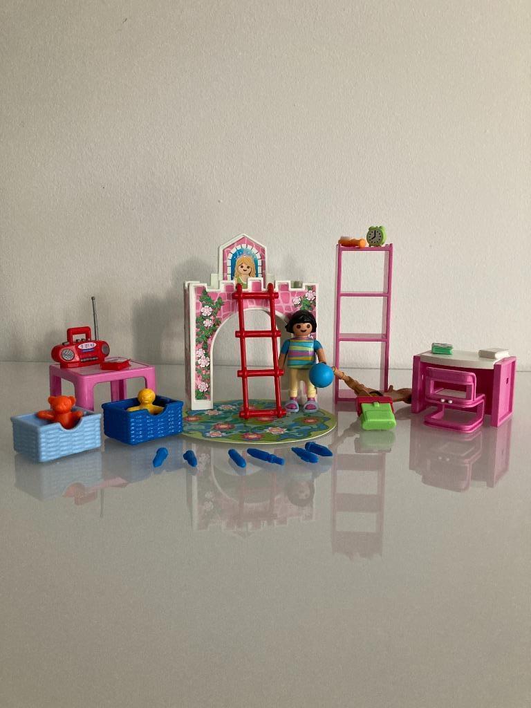 Playmobil 9270 - Kinderkamer met hoogslaper, Kinderen en Baby's, Speelgoed | Playmobil, Ophalen, Gebruikt, Complete set