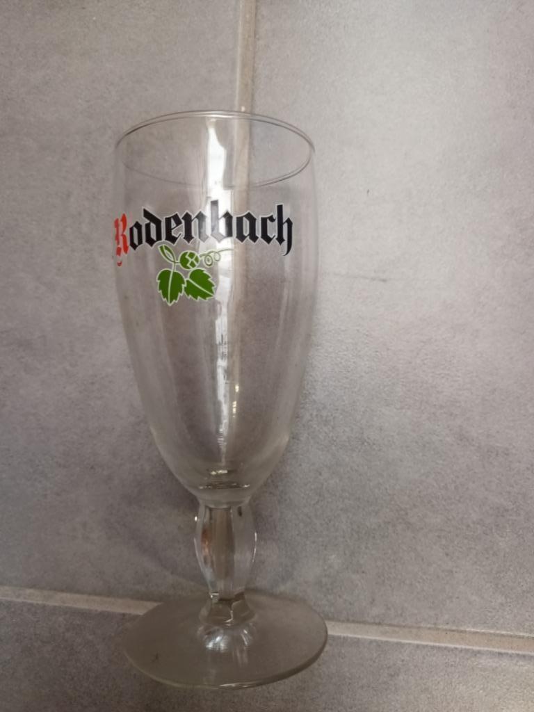 set van 6 glazen Rodenbach, Ophalen of Verzenden, Nieuw, Bierglas