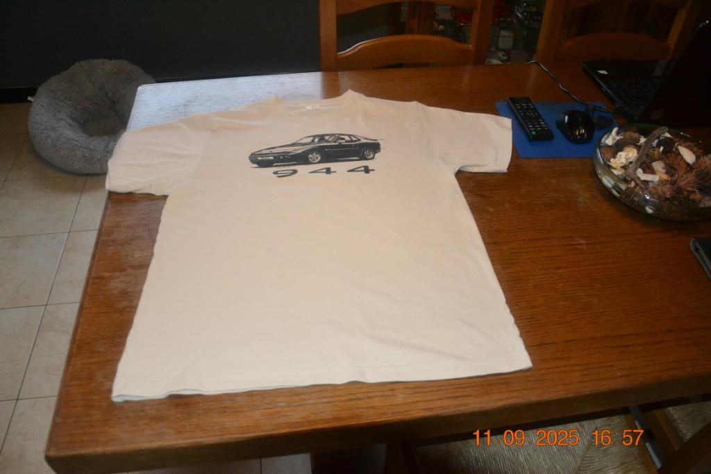 t-schirt porsche 944, Andere, Maat 48/50 (M), Beige, Ophalen of Verzenden