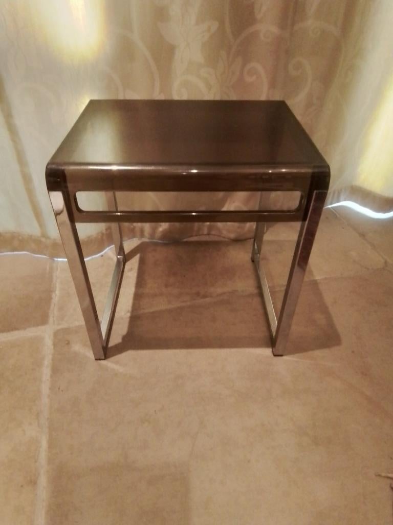 Vintage bijzet tafeltje, Ophalen of Verzenden, Zo goed als nieuw