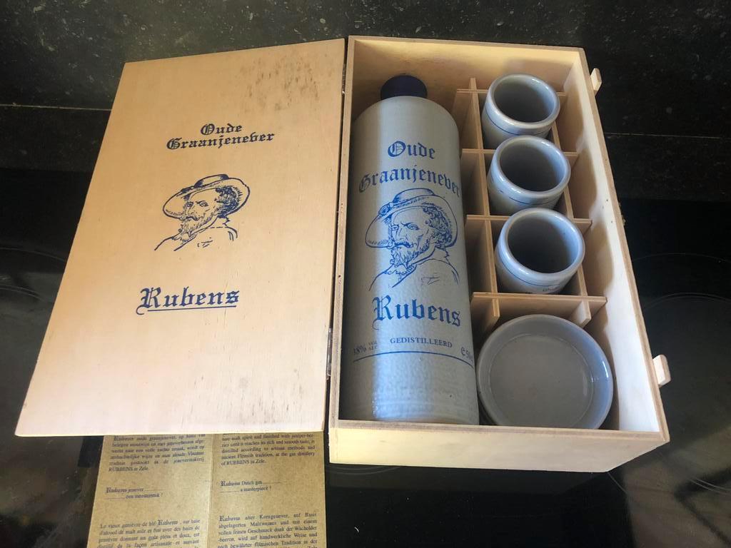 RUBENS  jenever oude graanjenever 50 cl geschenkverpakking, Ophalen of Verzenden, Zo goed als nieuw, Overige typen