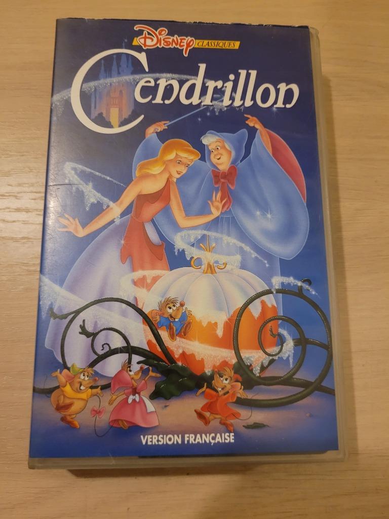 K7 vhs cendrillon, Tekenfilm, Alle leeftijden, Ophalen of Verzenden, Zo goed als nieuw