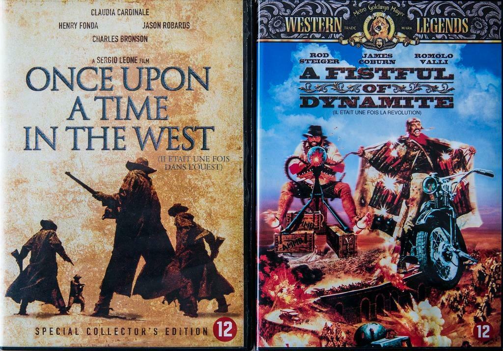 2 dvd il était une fois dans l'ouest et une poignée de dynam, Enlèvement ou Envoi, Action et Aventure