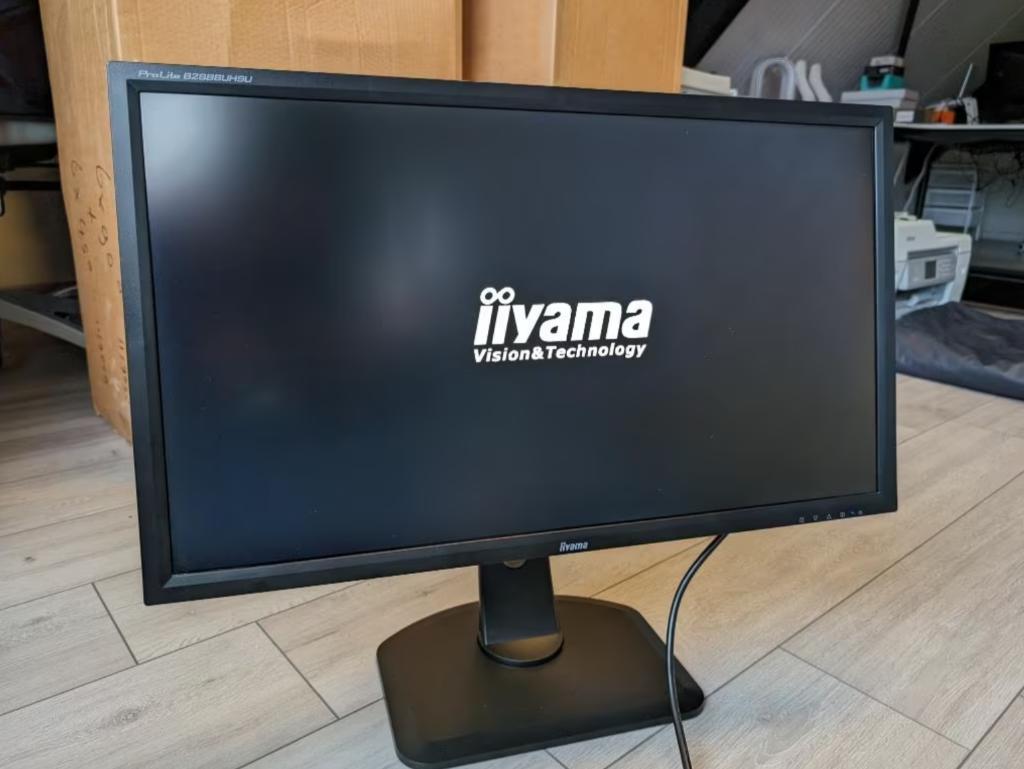 Iiyama ProLite B2888UHSU 28 inch 4K UHD 10-bit monitor, Computers en Software, Monitoren, Ophalen, Gebruikt, HDMI, In hoogte verstelbaar
