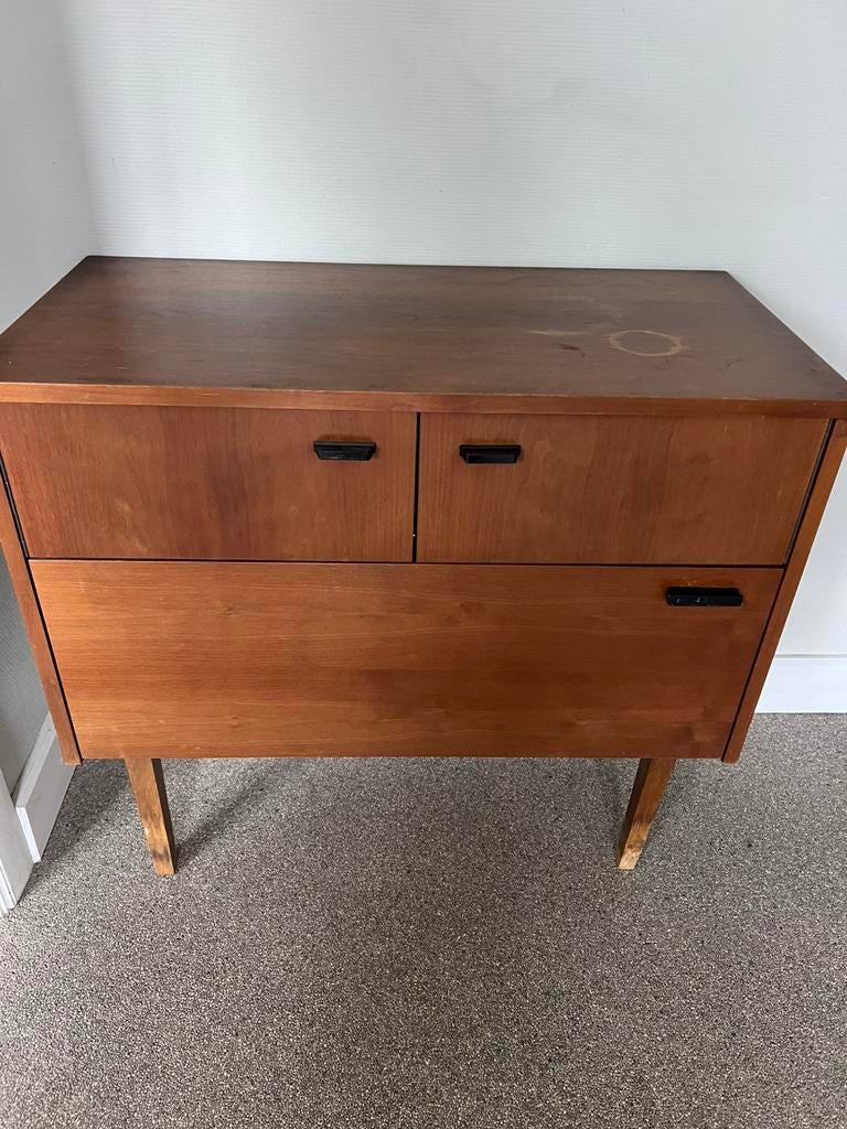 Kast met radio en platenspeler, Antiek en Kunst, Ophalen