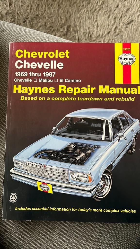 Chevelle 1969-87 Repair Manual - Onderhoudshandleiding, Ophalen of Verzenden