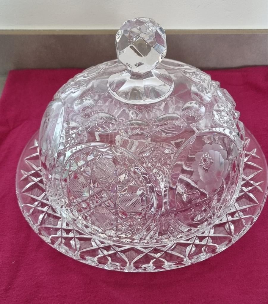 Belle cloche en cristal antique, Enlèvement ou Envoi