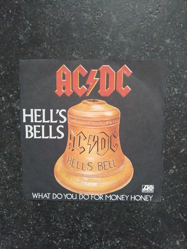 AC/DC - Hell's Bells ( France), Cd's en Dvd's, Vinyl Singles, Ophalen of Verzenden, Zo goed als nieuw