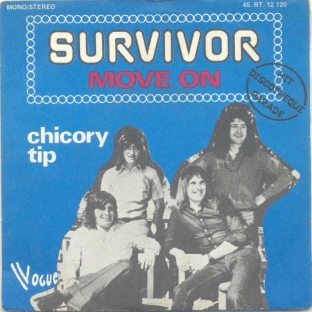 Chicory Tip – Survivor / Move on – Single, Gebruikt, 7 inch, Single, Ophalen of Verzenden