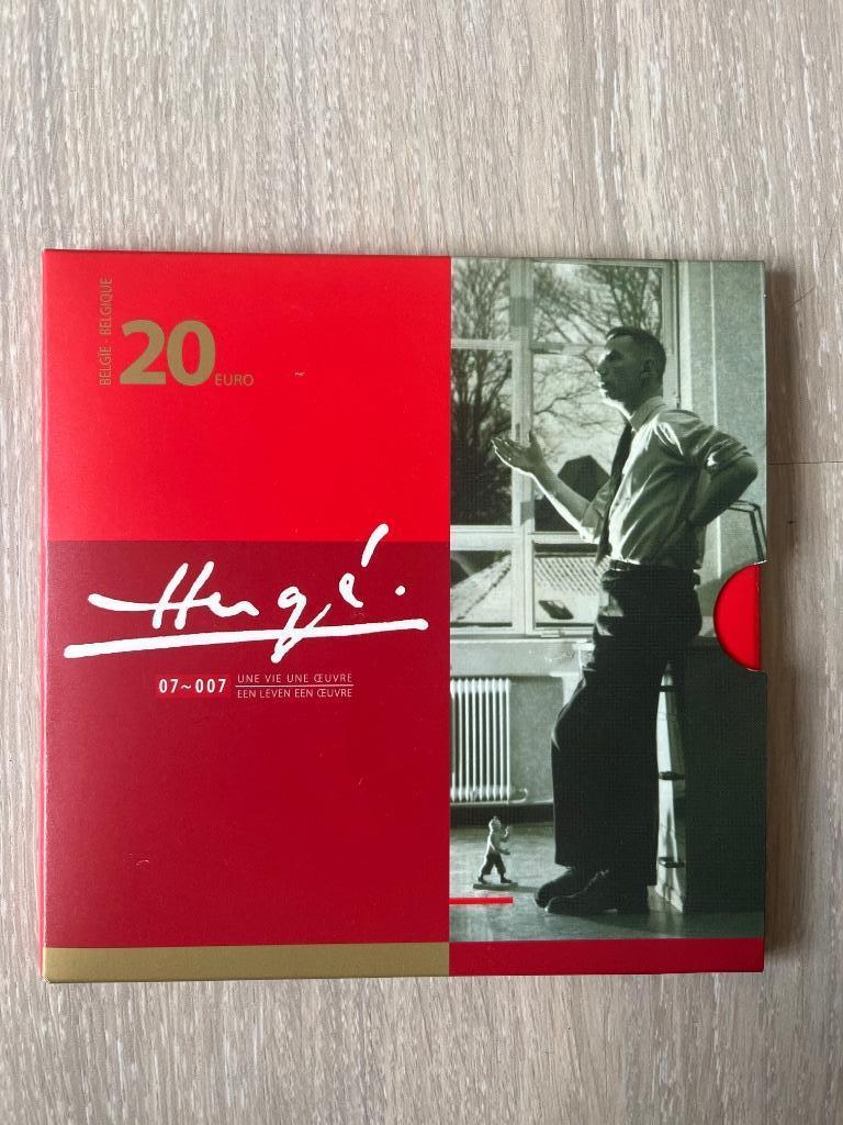 Munt Kuifje - 100 jaar Hergé, Postzegels en Munten, Ophalen of Verzenden, Munten