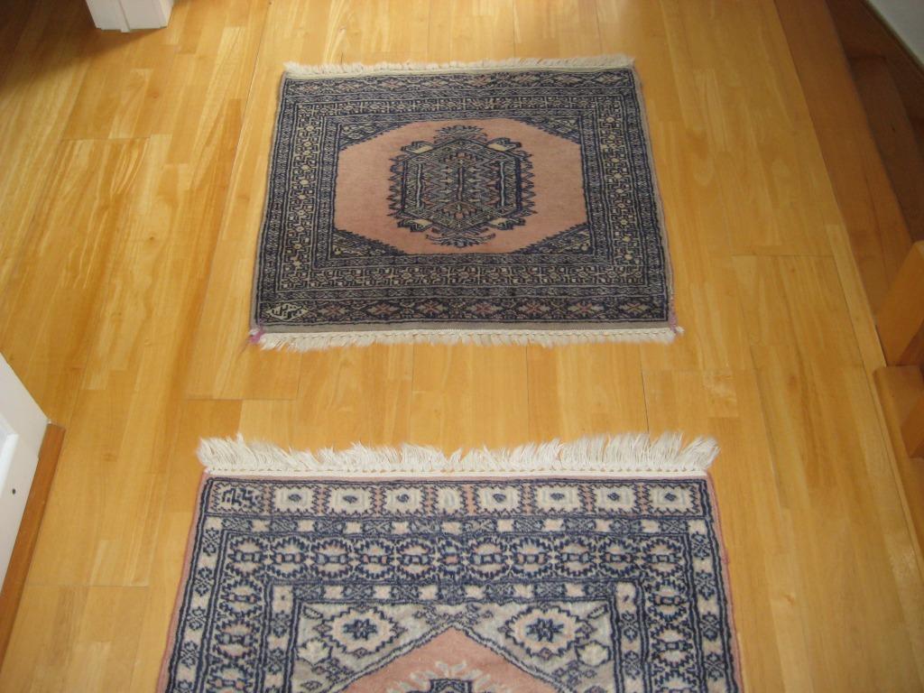 2  Mooie Oosterse tapijtjes, Huis en Inrichting, Stoffering | Tapijten en Vloerkleden, Ophalen of Verzenden, Gebruikt, Oosters