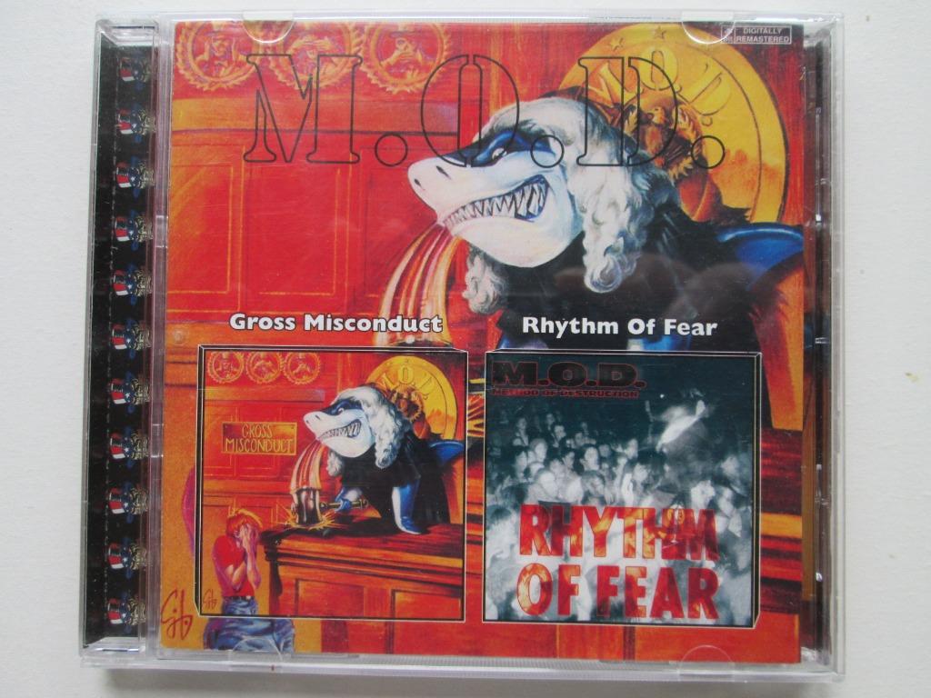 CD M.O.D. GROSS MISCONDUCT / RHYTHM OF FEAR MOD, Enlèvement ou Envoi, Utilisé