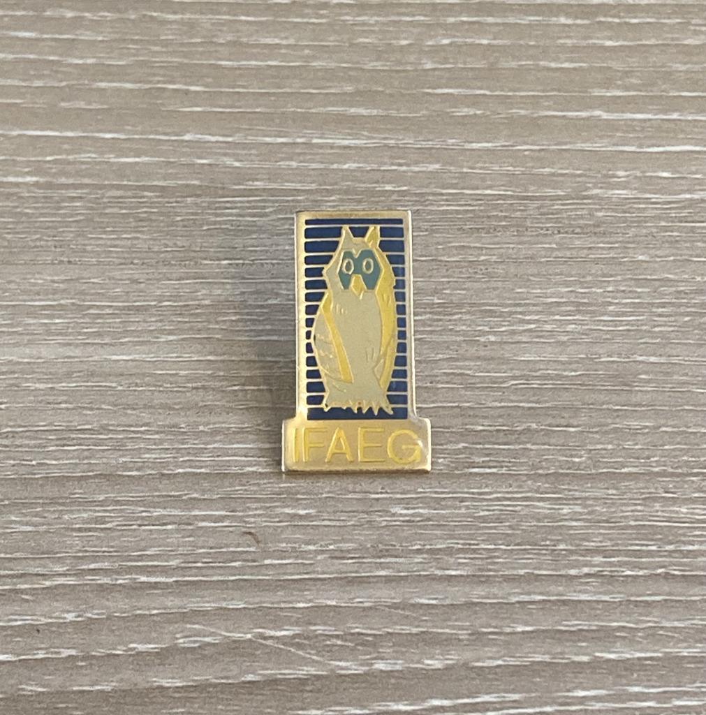 PIN - IFAEG - UIL - CHOUETTE, Envoi, Utilisé, Autres sujets/thèmes, Insigne ou Pin's
