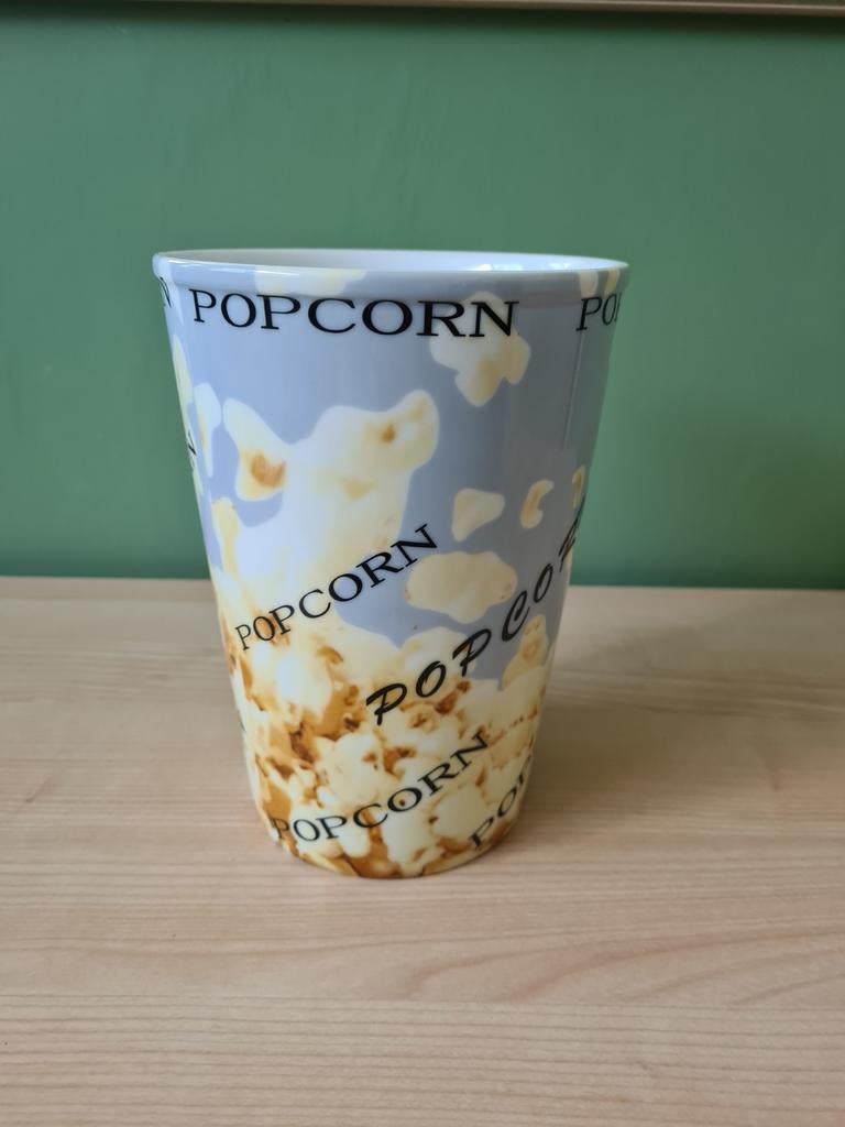 Tasse à pop-corn en pierre, Enlèvement ou Envoi, Comme neuf