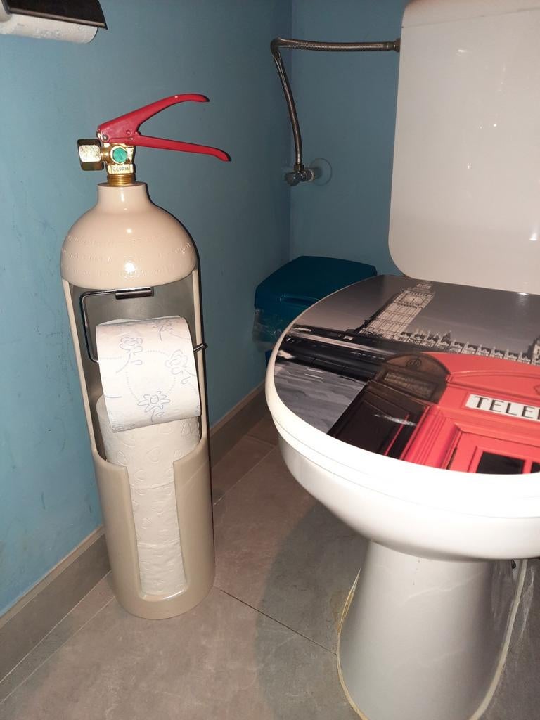 Wc dispenser zware uitvoering (mancave), Ophalen, Brandblusser