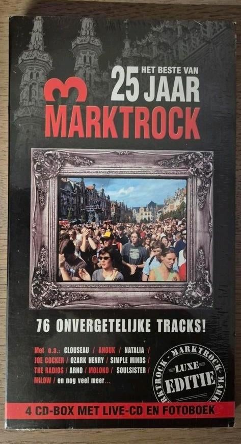 Het beste van 25 jaar Marktrock 4-cd box met live-cd en foto, Ophalen