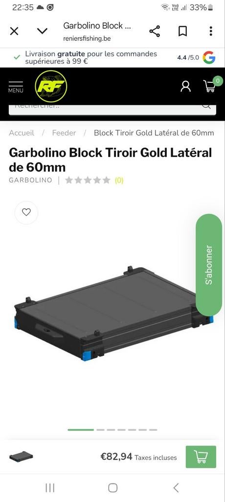 Tiroir de station.garbolino 60