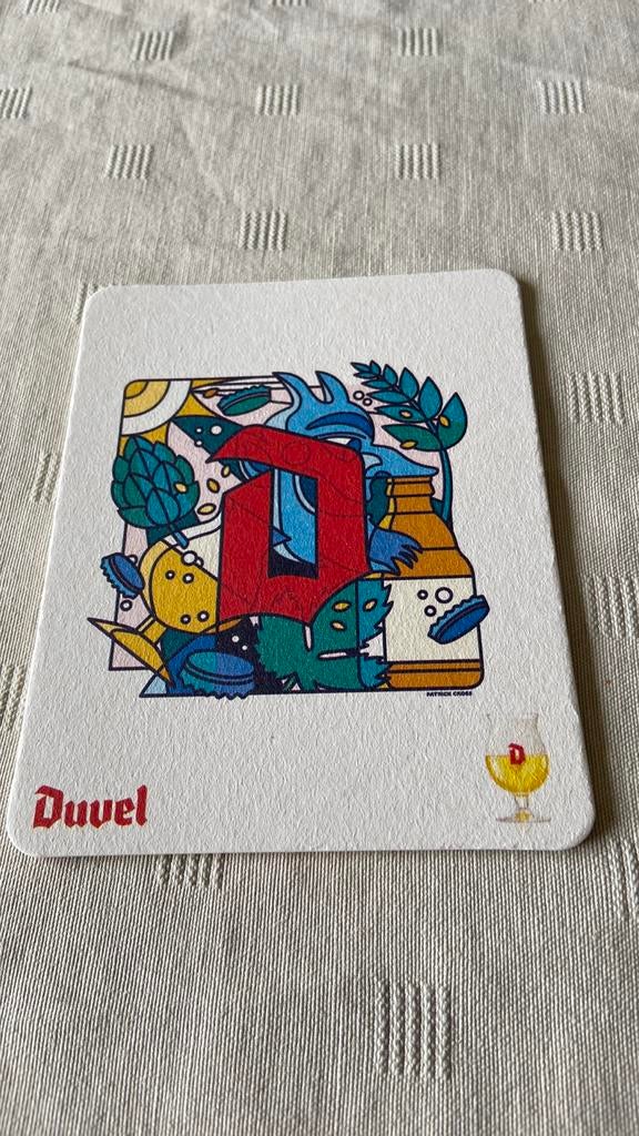 Bierviltje Duvel, Verzamelen, Ophalen of Verzenden, Nieuw, Viltje(s), Duvel