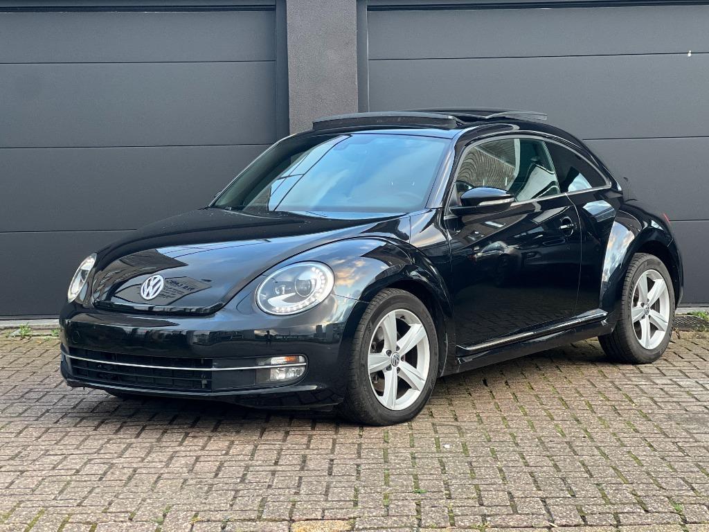 volkswagen beetle 2012 160 pk, Voorwielaandrijving, 4 cilinders, Zwart, Leder