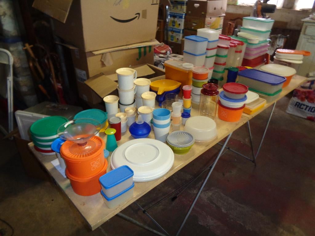gros lot de tupperware vintage, Enlèvement, Utilisé, Autres types