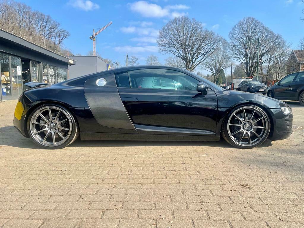 Unique Audi R8 4.2 V8 Quattro KW Motorsport OZ HYPER GT 20', Auto's, Automaat, Zwart, 4200 cc, Zwart