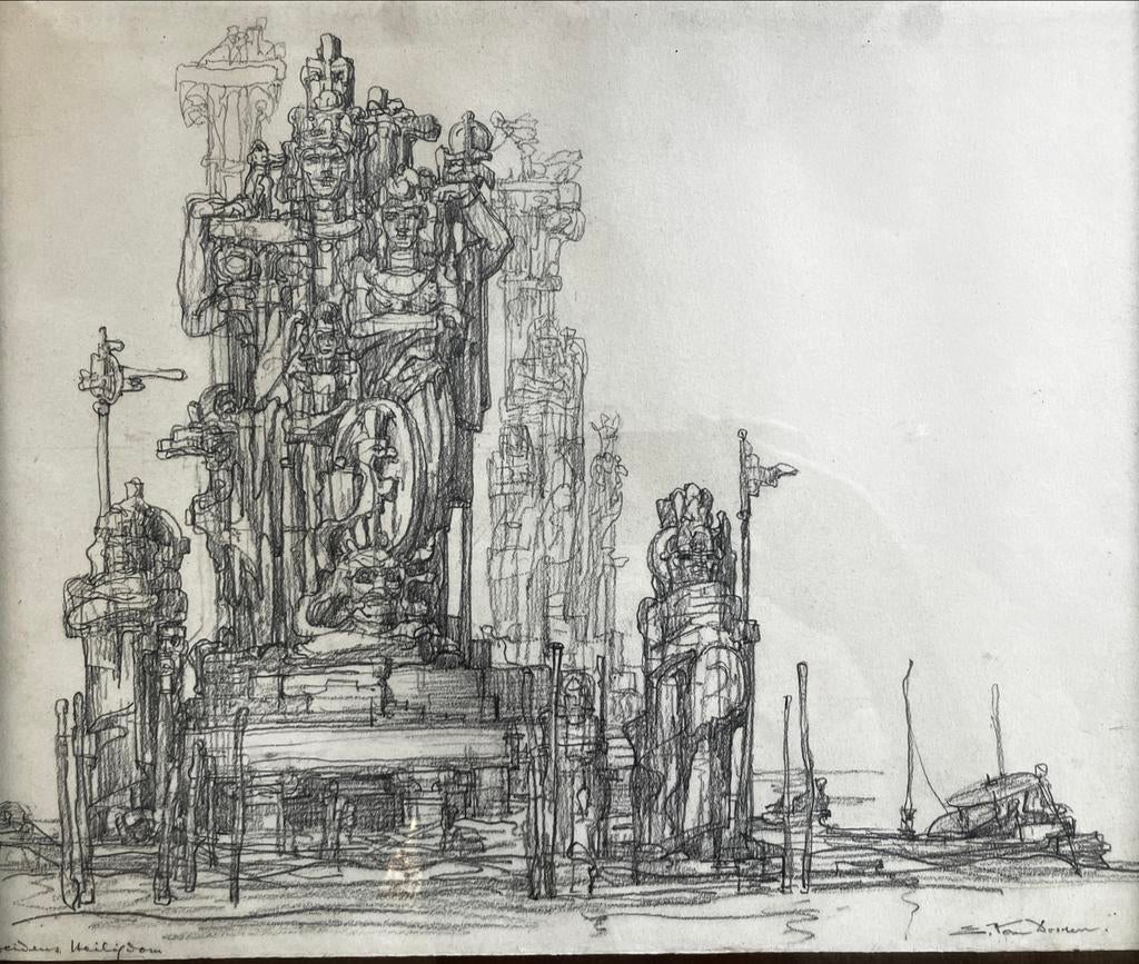 Edmond Van Dooren (1896-1965) Heidens Heiligdom, Ophalen