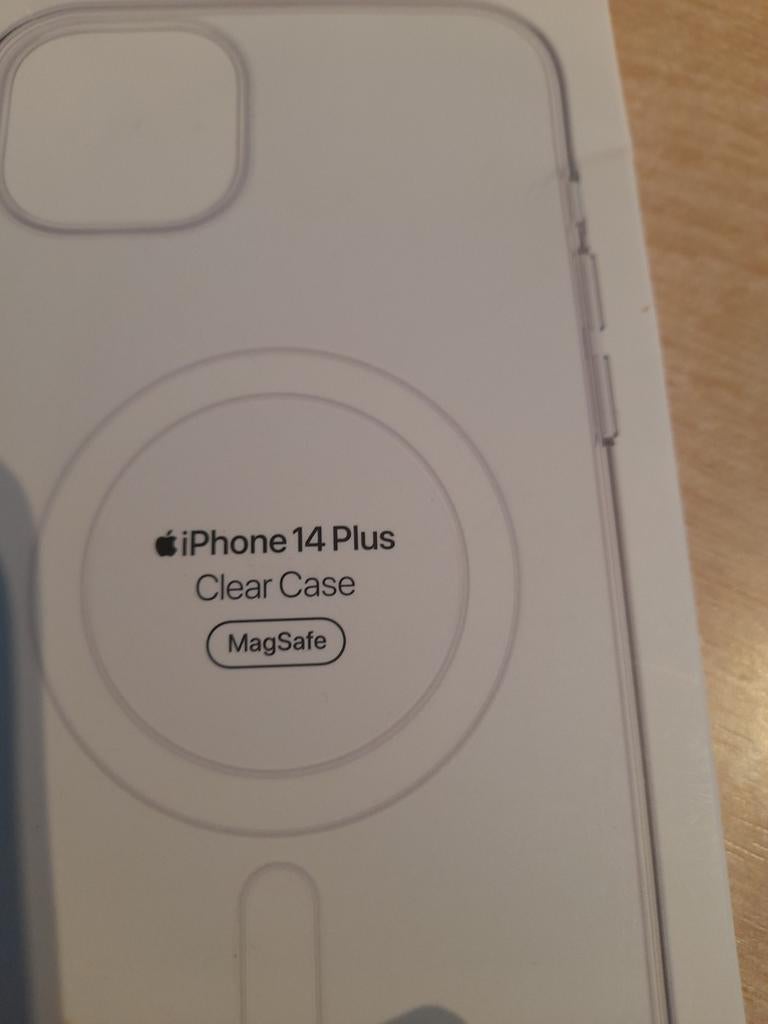 Iphone 14 plus cleare case Magsafe, Ophalen of Verzenden, Zo goed als nieuw, IPhone 14 Plus