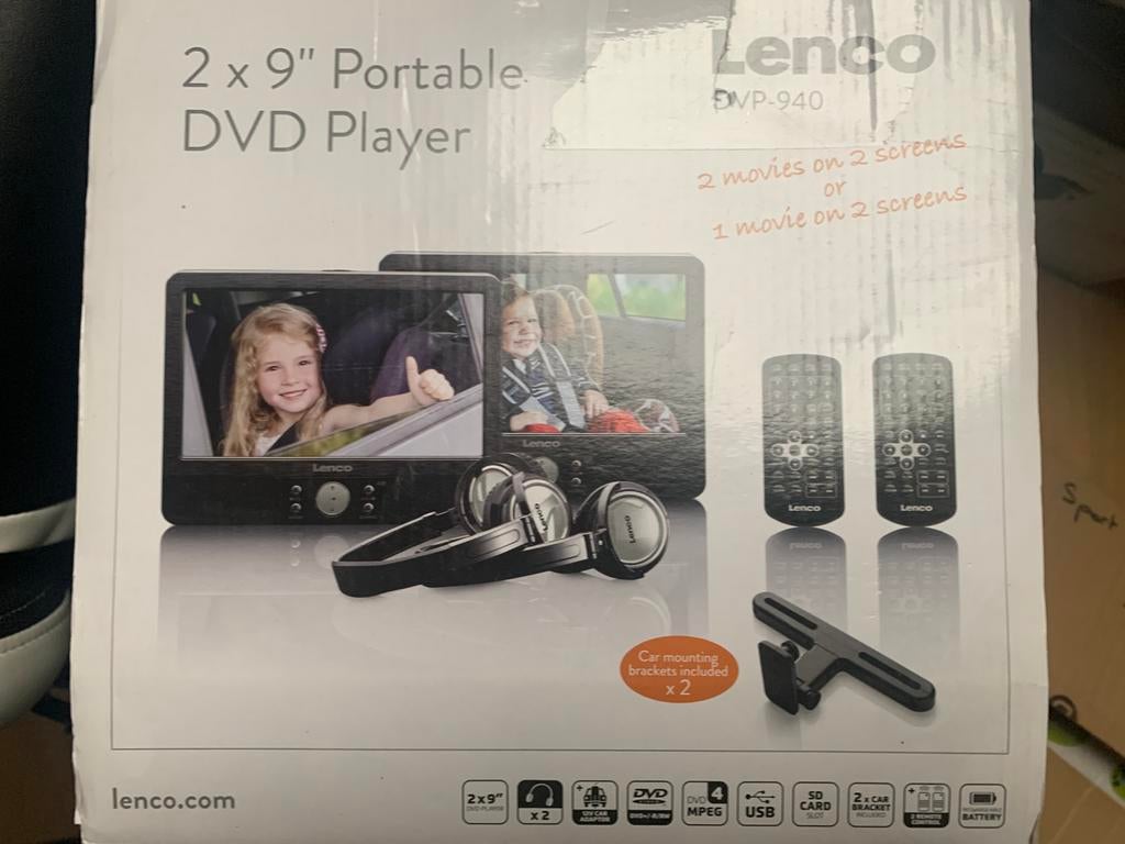 Lecteur dvd portable, Enlèvement, Comme neuf, DVD