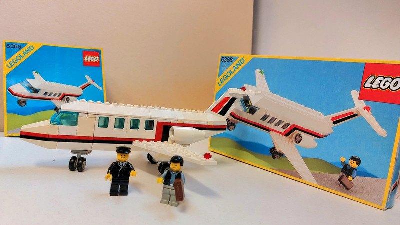 Lego 6368 Jet Airlines avec boîte et notice- Complet, Enlèvement ou Envoi, Comme neuf, Ensemble complet, Lego