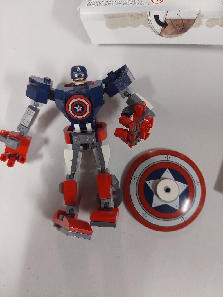 Lego 76168 Marvel Captain America, Ophalen of Verzenden, Zo goed als nieuw, Complete set, Lego